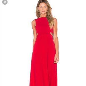 Jill Jill Stuart red cutout gown